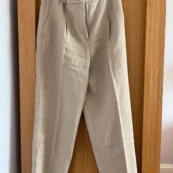 Mango linen trousers size 8 - Picture 1 of 2